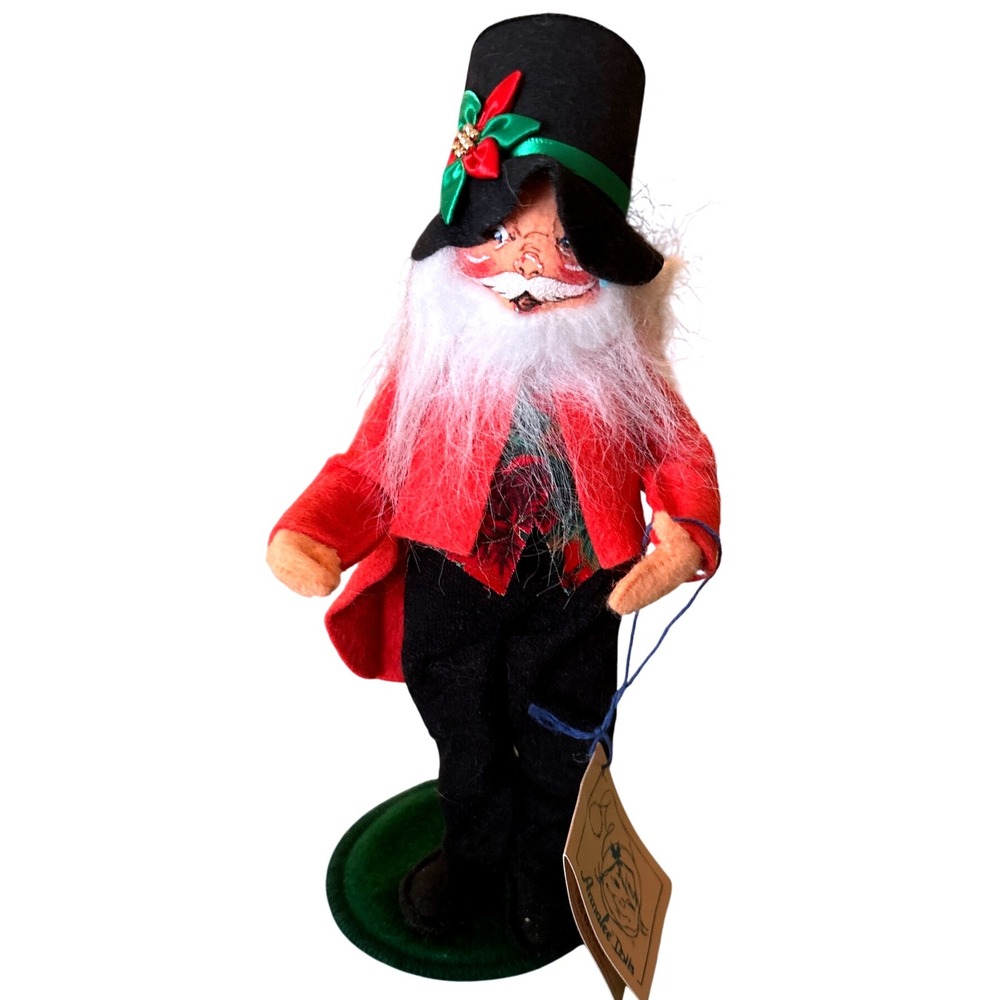 VTG 10" Annalee Mobilitee Doll Series 1999 Christmas Santa Figurine‎